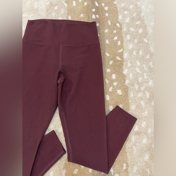 Beach Riot Ayla Legging Glitter Bitter Chocolate ribbed women’s size large - Picture 6 of 10